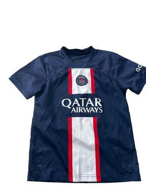 Paris Kids Boy's Mbappé 7 Jersey Qatar Airways ( 10-12 yrs )